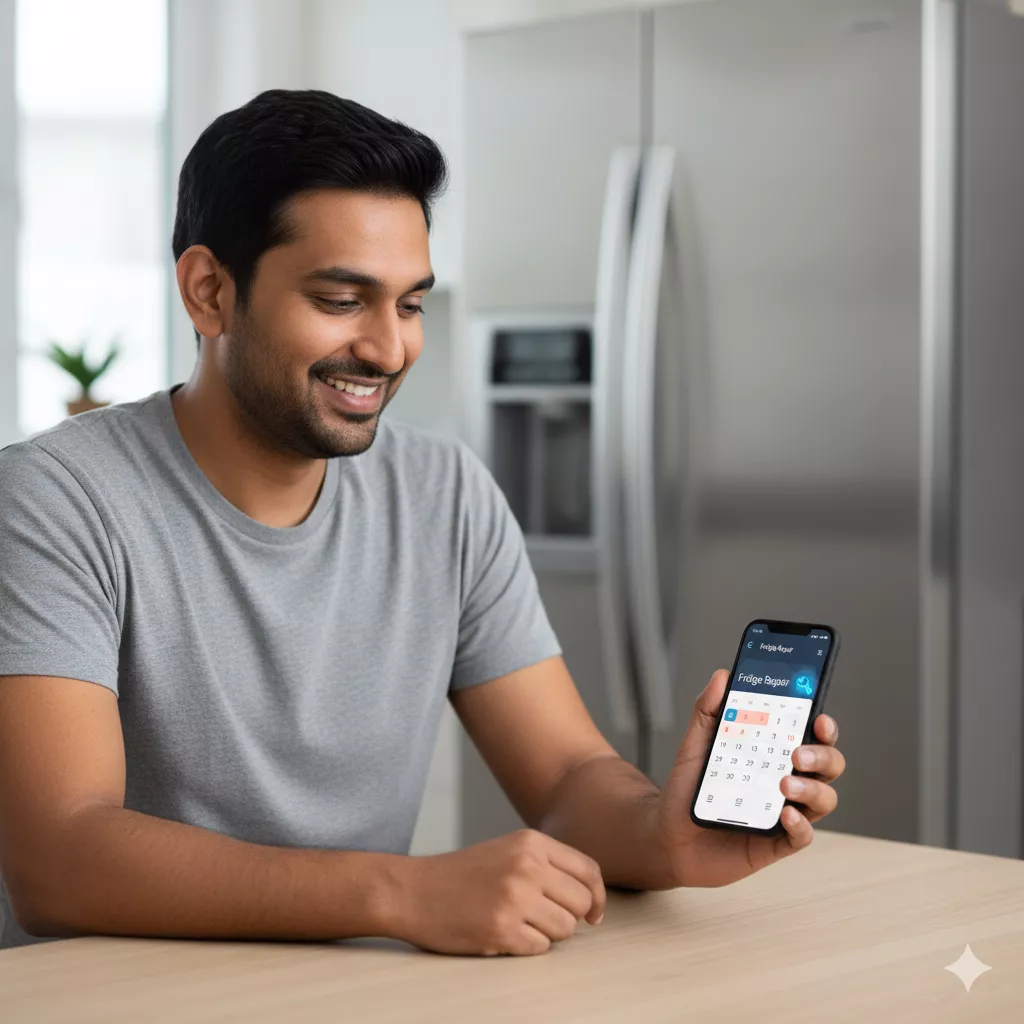 Book refrigerator repair service